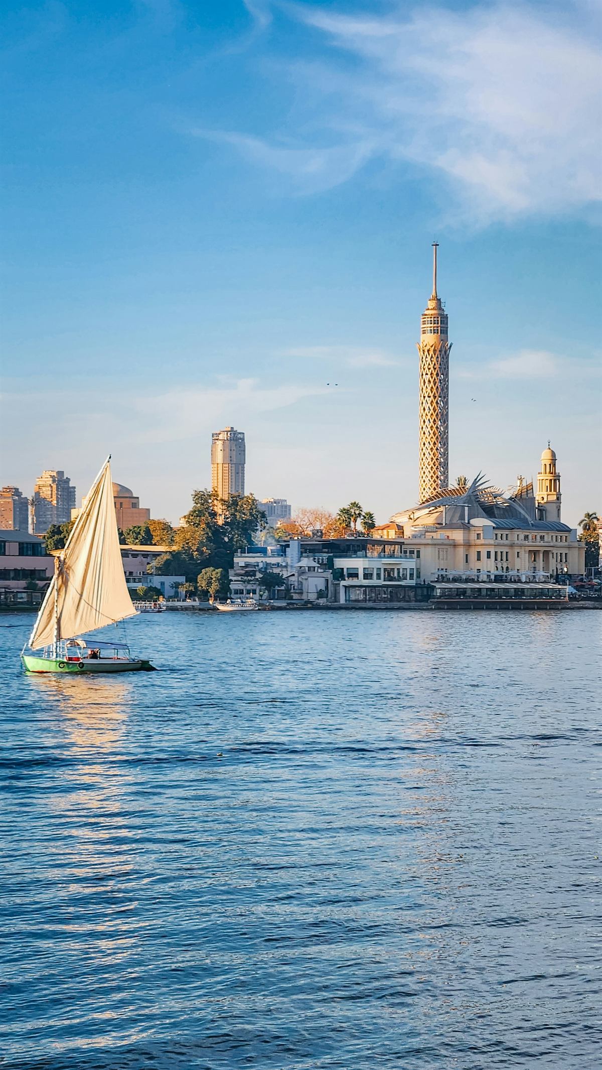 The Cairo Tower and the Nile